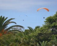 Paragliding in Wilderness