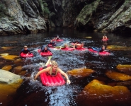 Lilo fun in the Storms River